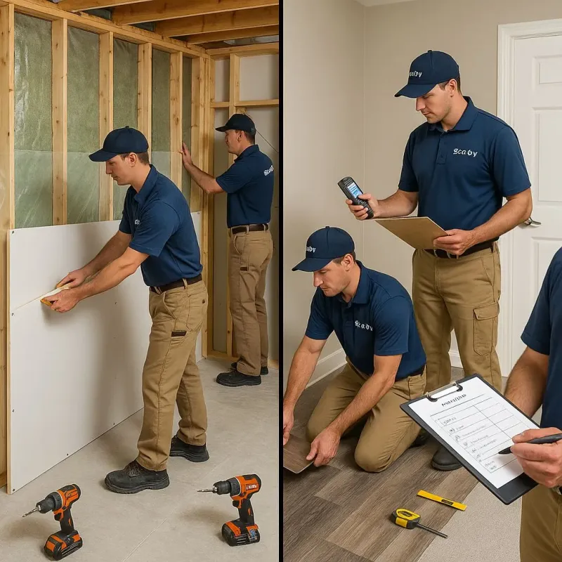 Repairs and Reconstruction process in Mount Rainier, MD
